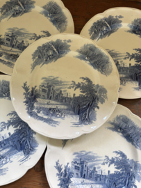 6 platte borden Haddon Hall Johnson Bros