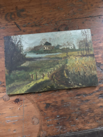 Schilderijtje op paneel