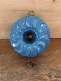 Kleine blauwe tulbandvorm