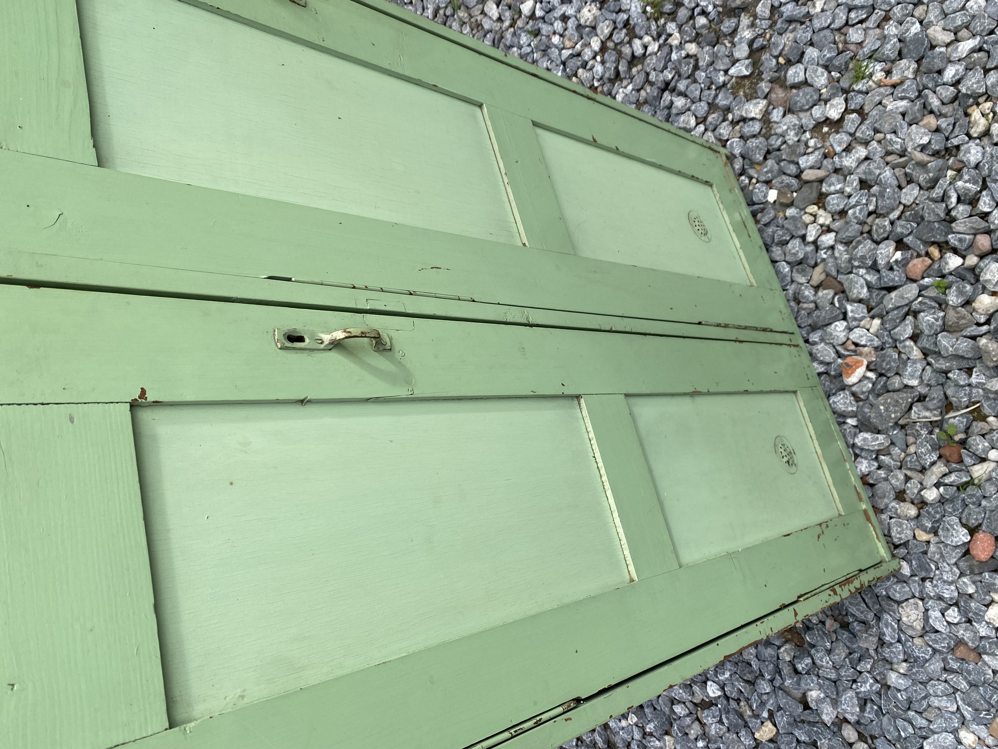 Prachtige houten orginele lockerkast