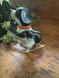 Blikken speelgoed hond