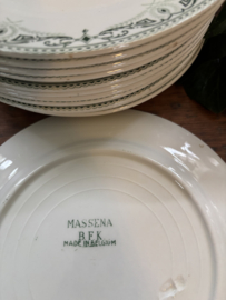 Massena BFK ontbijtbordjes groen