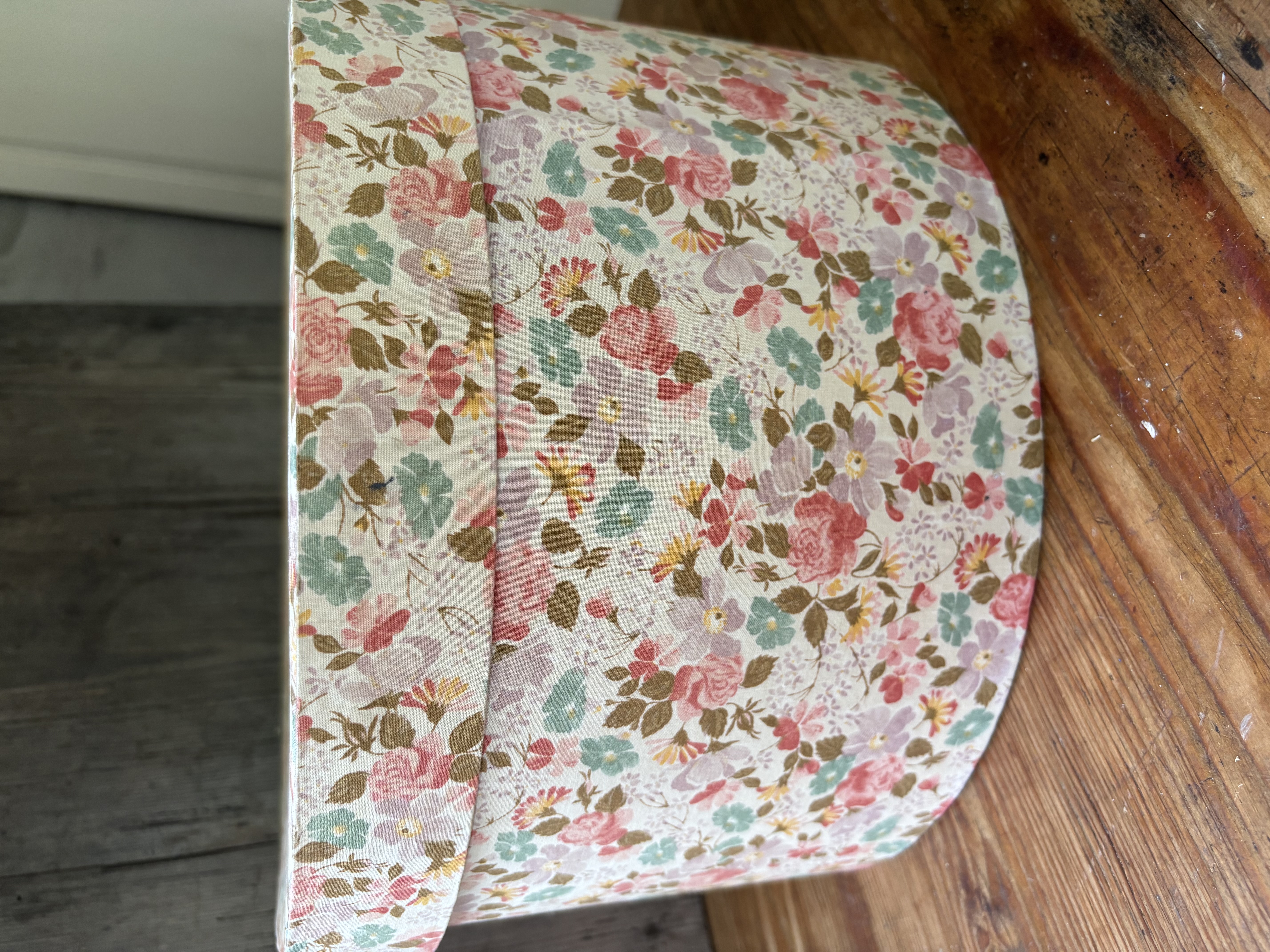Bloemen stoffen  hoedendoos