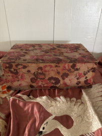 Stoffen bloemen doos