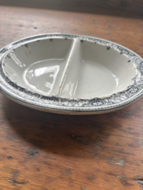 Leuk oud schaaltje in twee delen