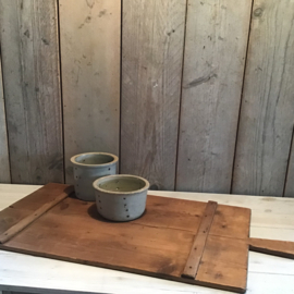 Houten borrel/snijplank no 13