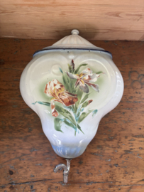 Emaille gebloemde waterbak