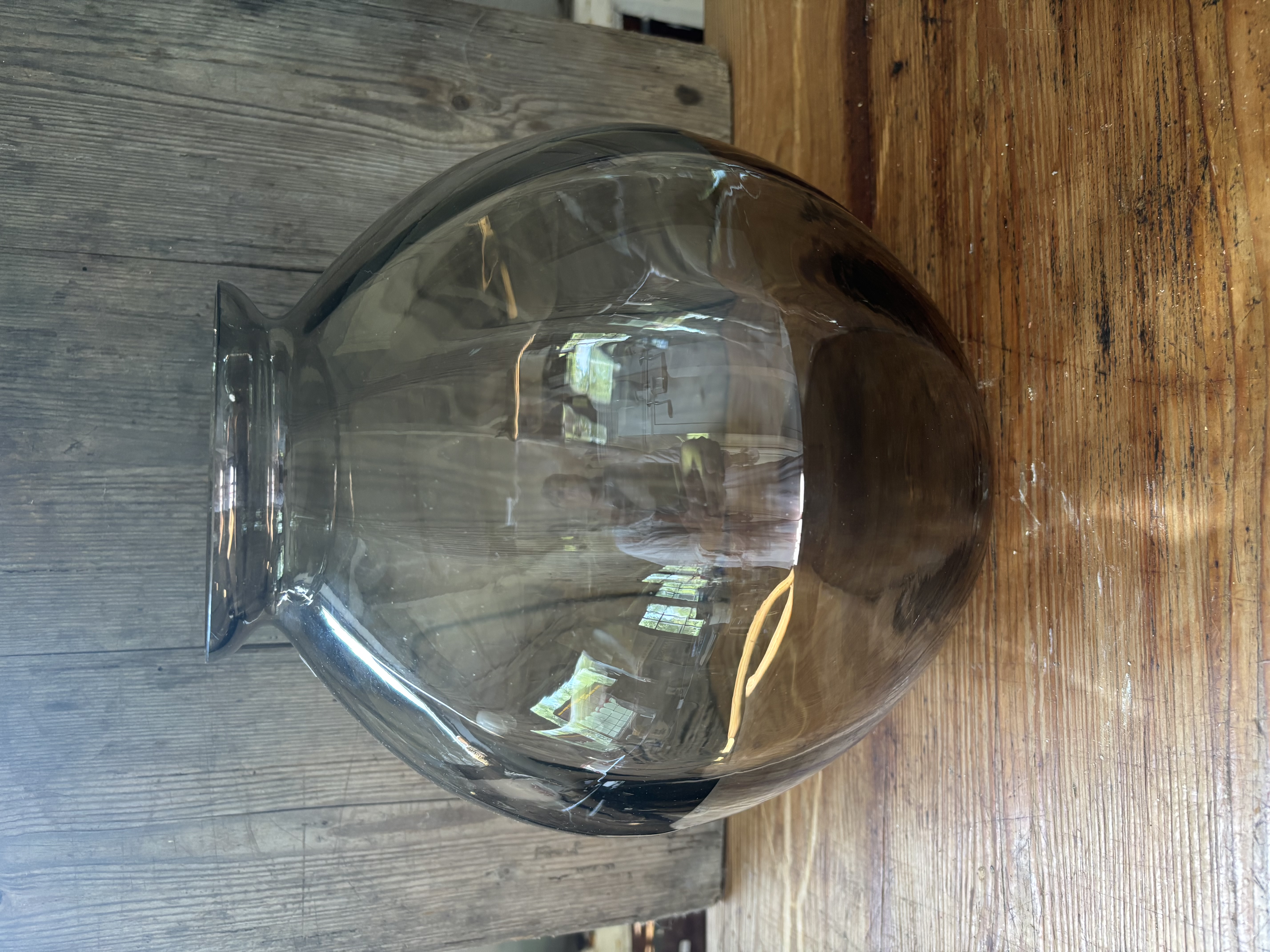 Grote rookglas vaas