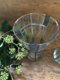 Glas in lood vaas.