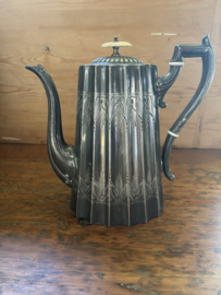 Engelse victoriaanse koffiepot