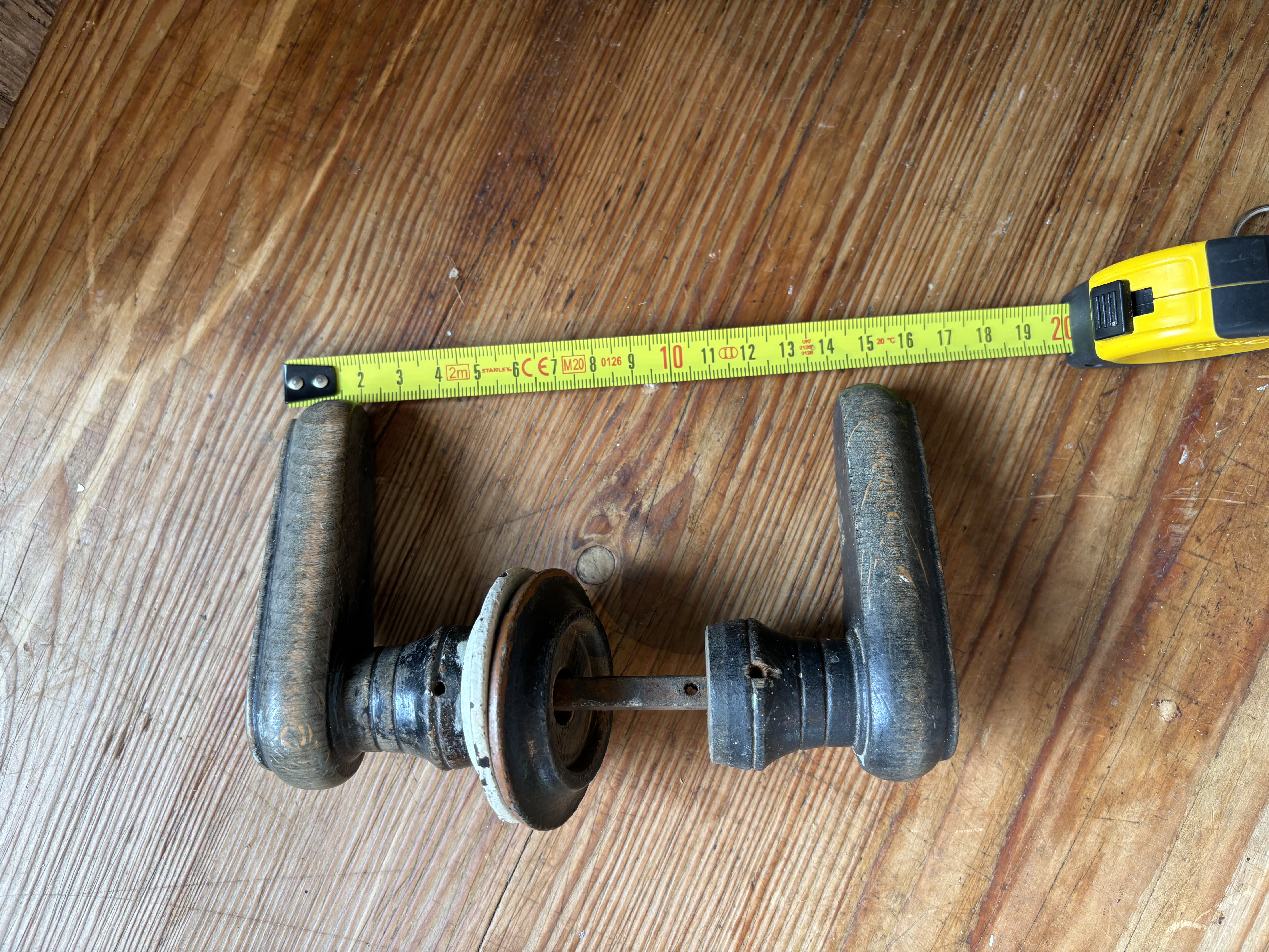 Houten deurklink nr 5