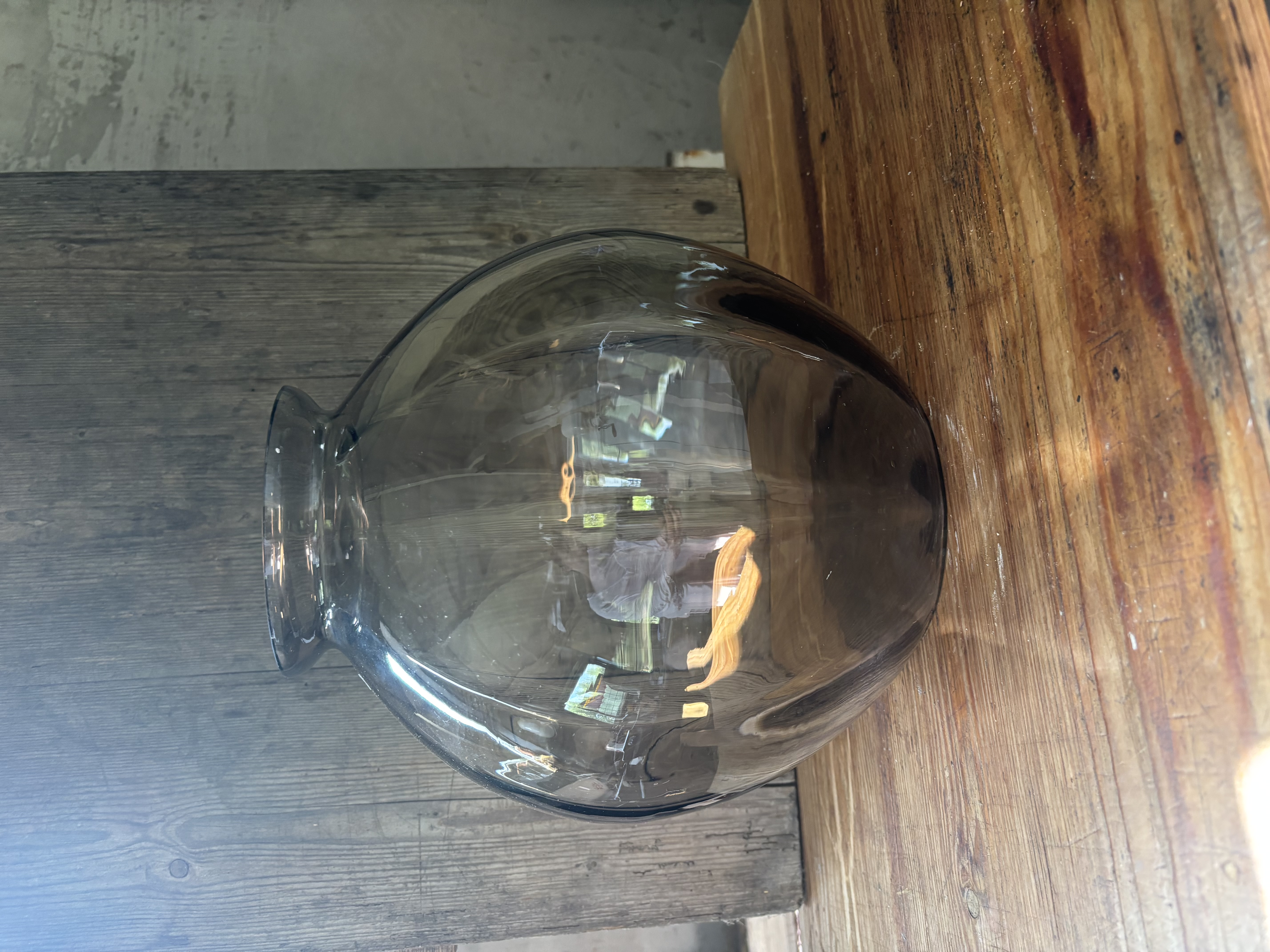Grote rookglas vaas