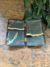 Celluloid bakje schildpad motief