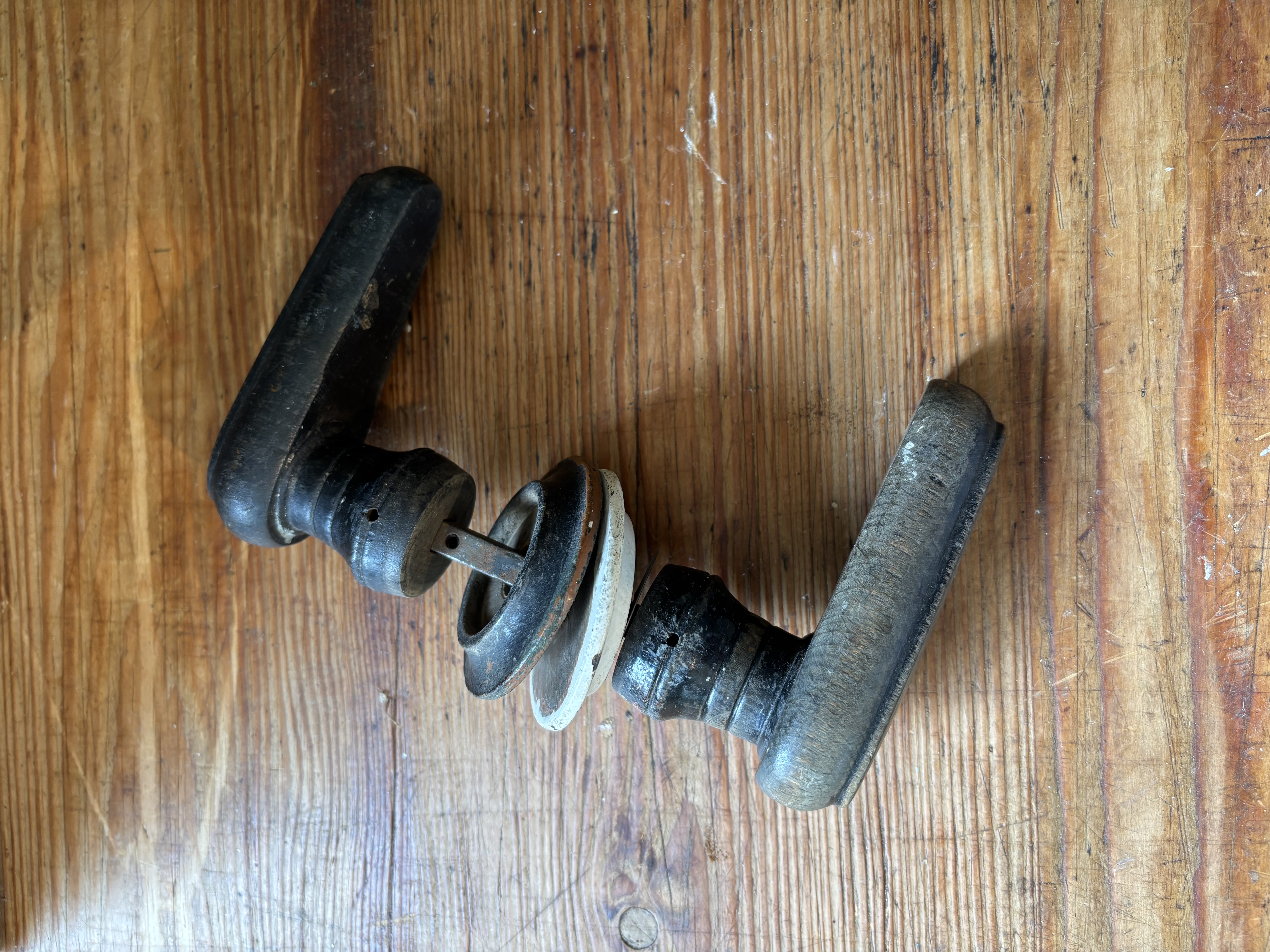 Houten deurklink nr 5