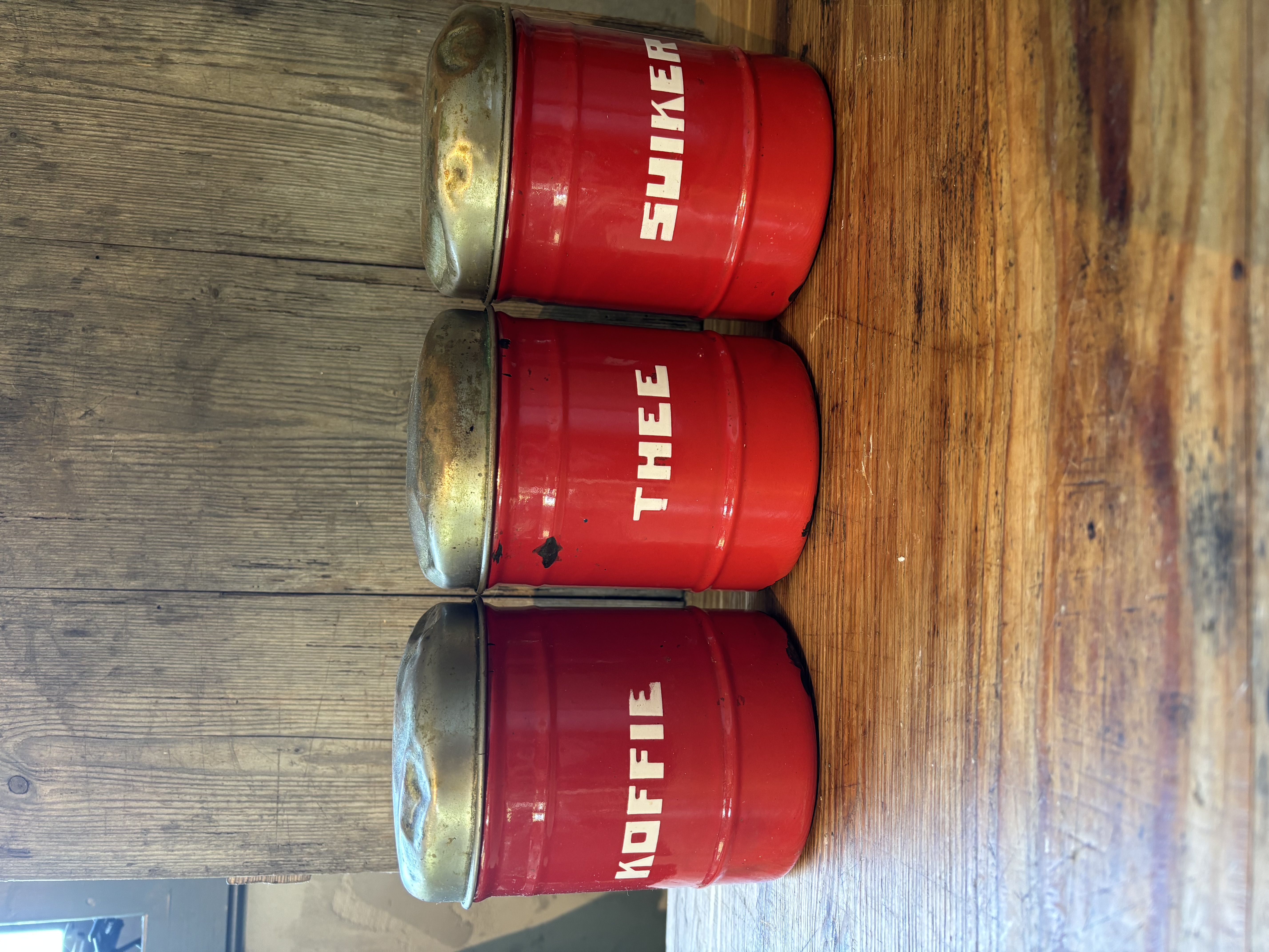 Rode koffie thee suiker