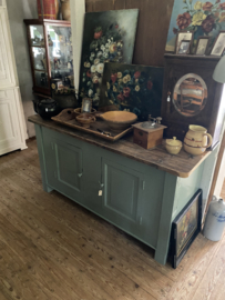 (Verkocht)Orginele werkbank / Dressoir.