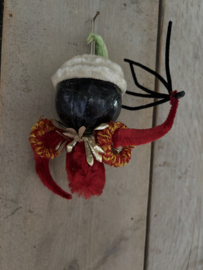 Hangende zwarte piet oude winkeldecoratie