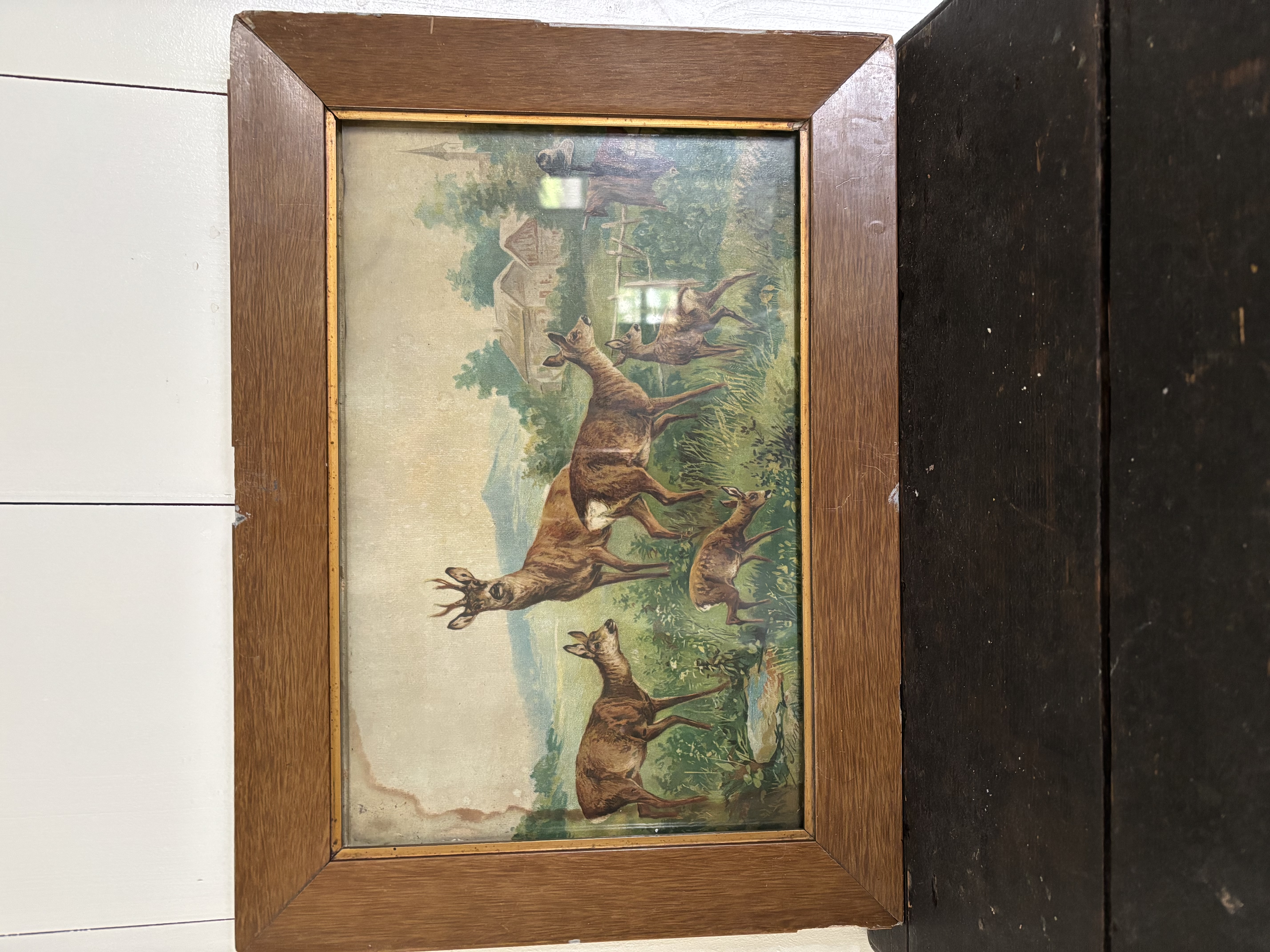 Herten schilderij