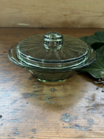 Groen persglas bakje