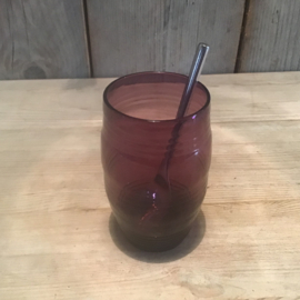 Aubergine kleur vaasje