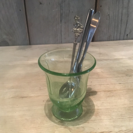 Groen lepelvaasje
