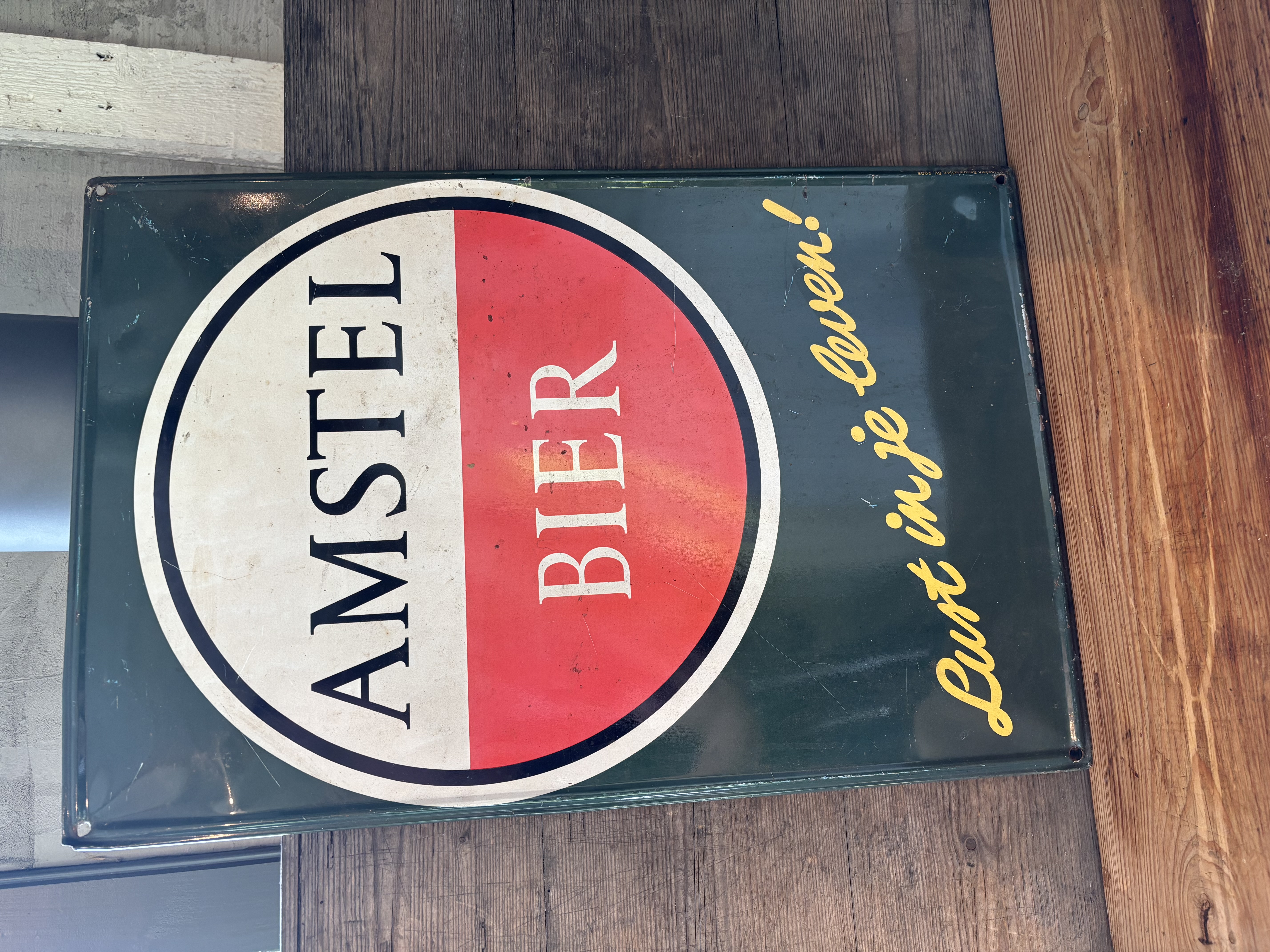 Amstelbier reclamebord