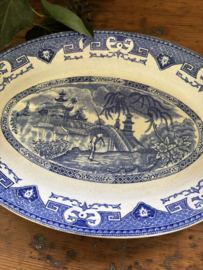 Ovalen schaal yeddo Boch