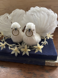 Twee duifjes taart topper