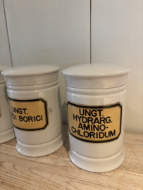 Vier apothekers potten