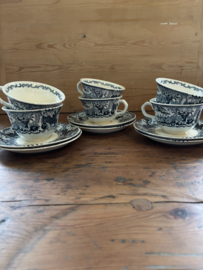 Victoria grijsgroen kop en schotels