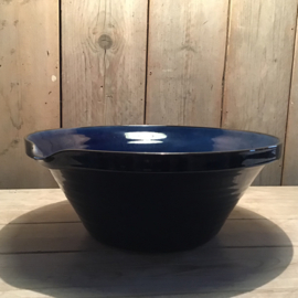 (Verkocht)Roomschaal zwart/blauw