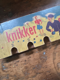 Houten knikkerspel