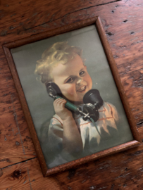 Prenten bellende kindjes