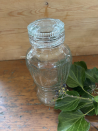 Glas fles met schroefdop