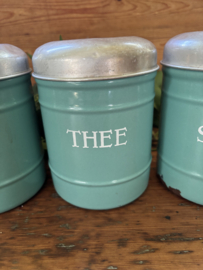 Koffie,thee,suiker turkoois