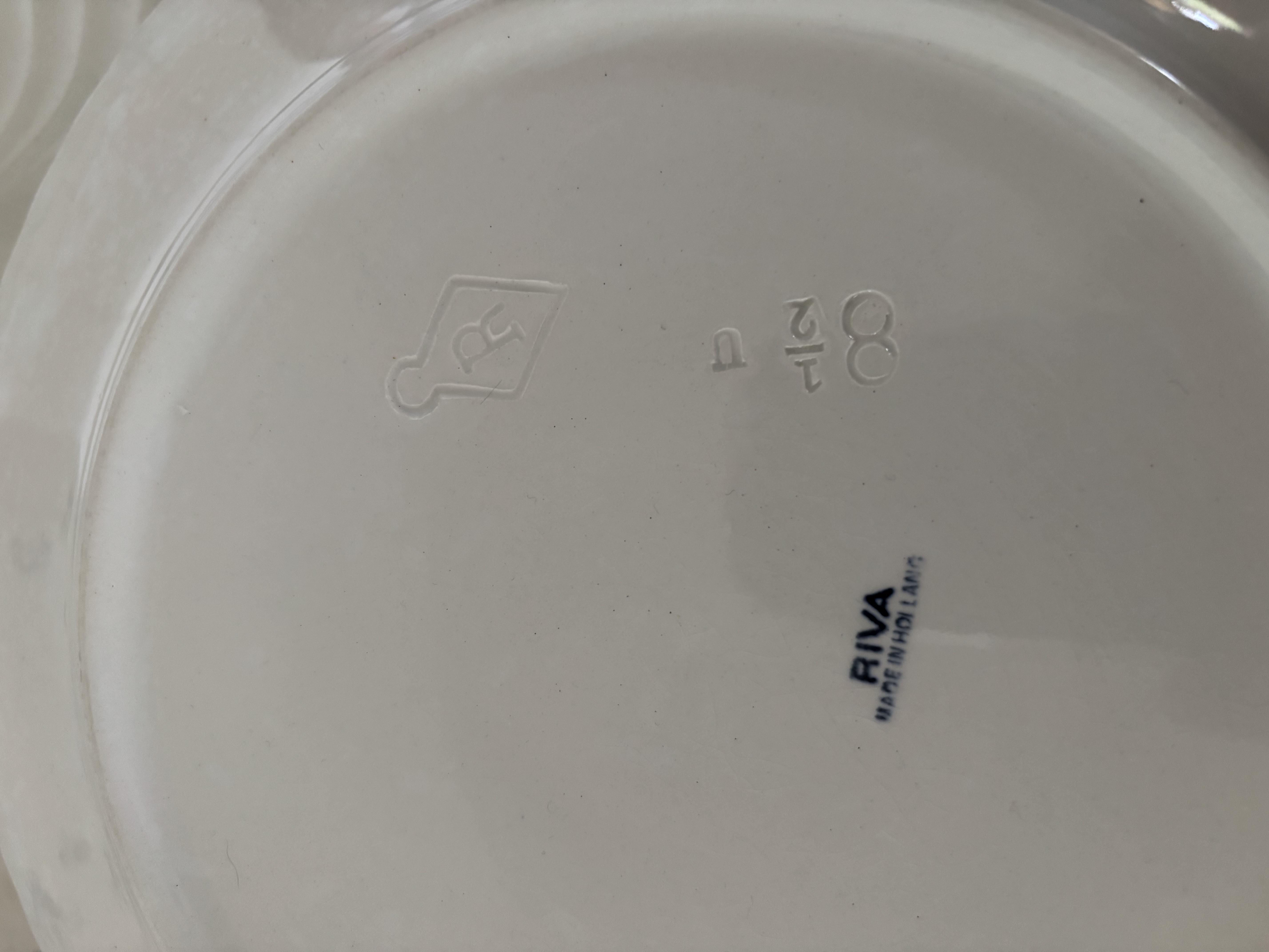 (Verkocht)4 Riva borden P.Regout