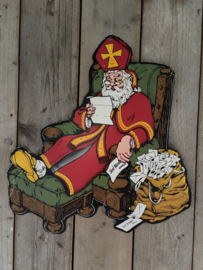 Sinterklaas wandplaat