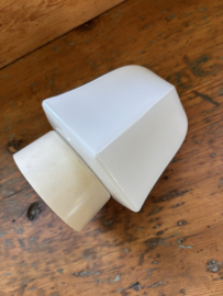 Rolvormige plafondlamp jaren 40/50