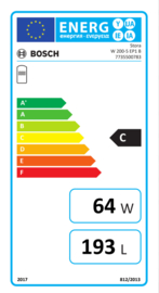 CV-boiler 200L Bosch Stora W 200-5 EP1 B-Label