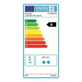 Ventilatie-unit 300m³/h Zehnder ComfoAir PRO 300 R