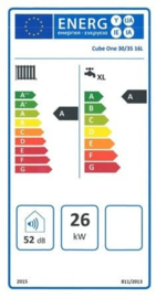 Cube One 30/35 condenserende combi ketel