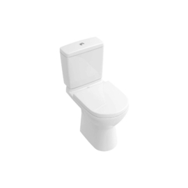 Staand Toilet Villeroy & Boch O.Novo (Pot + spoelbak + zitting met softclose) - Uitgang H