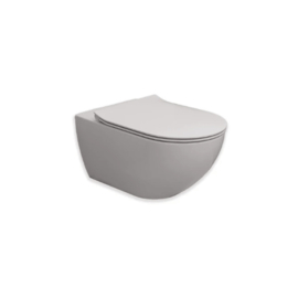 Easylux Obi hangtoilet Cycloneflush zonder spoelrand 550 x 355 x 340 mm - cement
