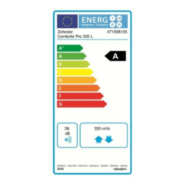 Ventilatie-unit 300m³/h Zehnder ComfoAir PRO 300 L