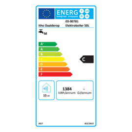 Elektrische boiler 50L Daalderop Mono-Plus