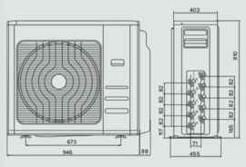 Ariston Externe Unit Nevis Penta 121