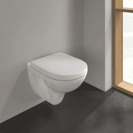 Compact Hangtoilet Villeroy & Boch O.Novo (Toilet + zitting met softclose)