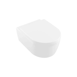 Easylux Verde hangtoilet PACK DirectFlush 370 x 530 mm (hangtoilet + zitting met softclose) - wit - zonder spoelrand