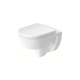 Duravit D-Code wandtoilet Rimless zonder spoelrand 540 x 370 x 360 mm - wit