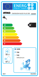 Warmtepompboiler 200L Atag Energion Nuos Plus 200